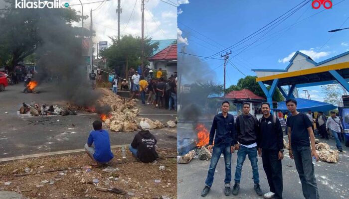 Warga Lipu Katobengke Masih Blokade Jalur Utama Bandara Betoambari, Tuntut Pembayaran Lahan