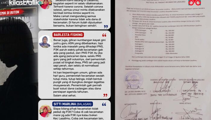 Polemik Sumbangan HUT RI di Lasalimu Berlanjut, Perdebatan Warganet Mengemuka Soal Kebijakan Hasil Musyawarah