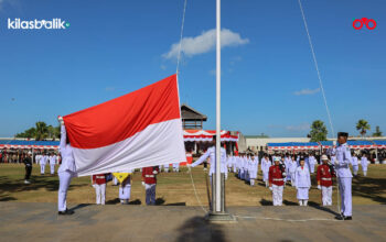 HUT ke-81 RI di Wakatobi, Pengibaran Bendera Berlangsung Khidmat