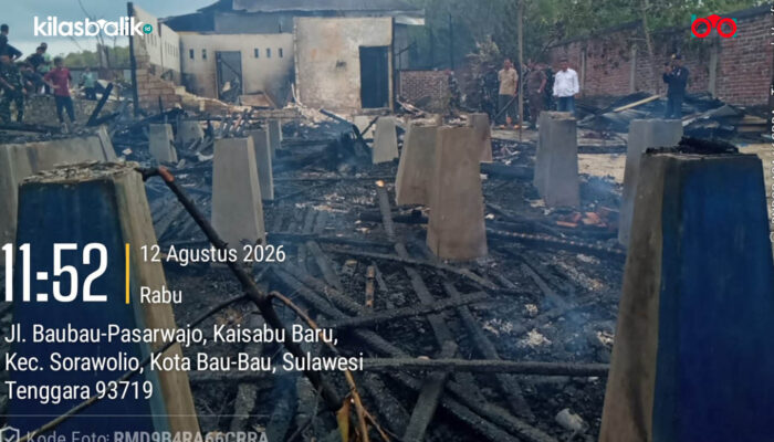 Kebakaran Pesantren Ar-Risalah Baubau, 2 Bangunan dan Mobil Ludes Terbakar