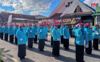 TP PKK Wakatobi Ikut Baris-Berbaris Meriahkan HUT ke-81 RI